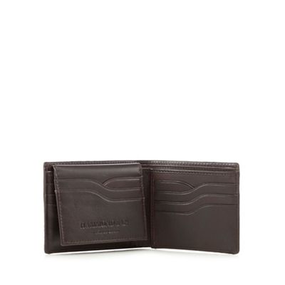 Hammond & Co. by Patrick Grant Brown leather wallet with pass case in a gift box